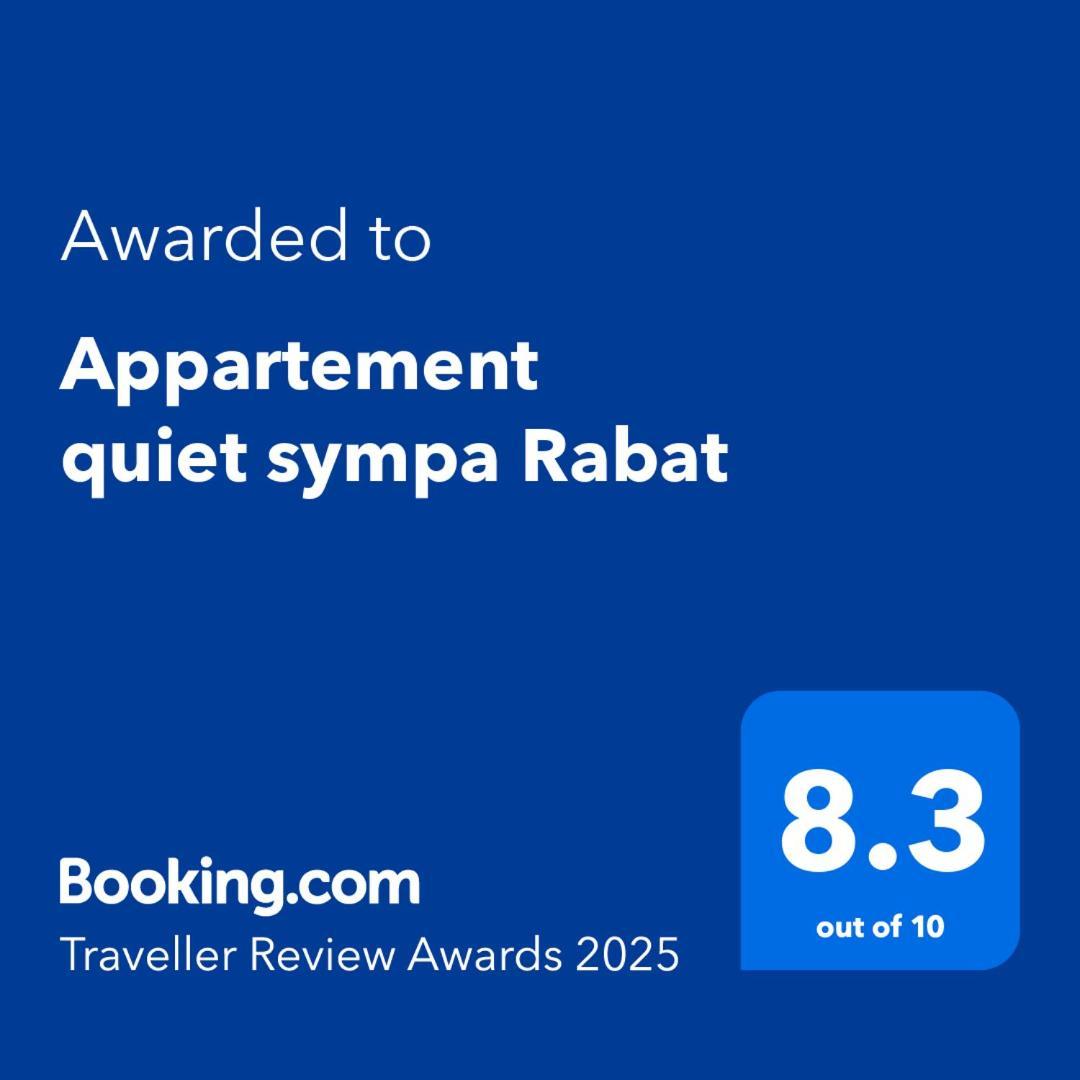 Appartement Quiet Sympa Rabat Buitenkant foto